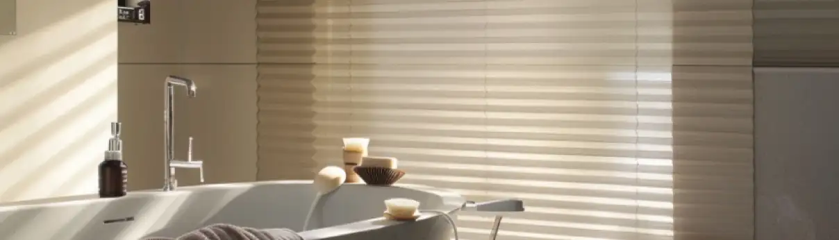 Badezimmer Plissee