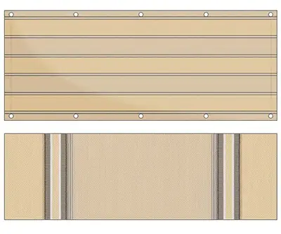 Markise Ma&szlig;anfertigung Balkontuch Fantasie Grigi R539