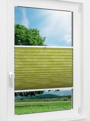 LYSEL HOME Plissee 438A Ninossa Fensteransicht